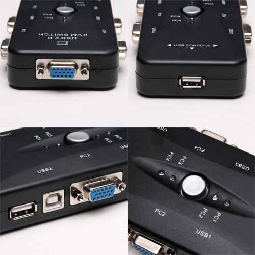 Fs   2-Port USB 2.0 kvm- - + VGA    / KYB / vid-