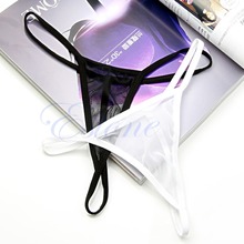 N94 2016 newest Women Sexy Transparent Thongs G-String Sheer V-String Lingerie Panties Underwear free shipping