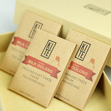 TaiWan Milk Oolong Tea, Family package 48 pieces,  Whole Leaves Black Tea in Pyramid Tea Bags, by KITE.