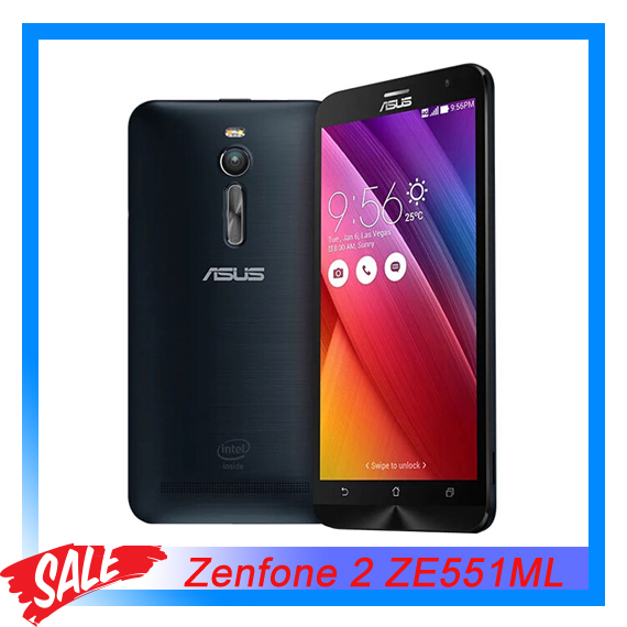 Original Mobile Phone Zenfone 2 ZE551ML 5 5 Android 5 0 Smartphone Quad Core 1 8GHz