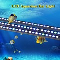 10pcs lot 54W IP65 LED aquarium light bar hard strip lamp white blue UV for reef