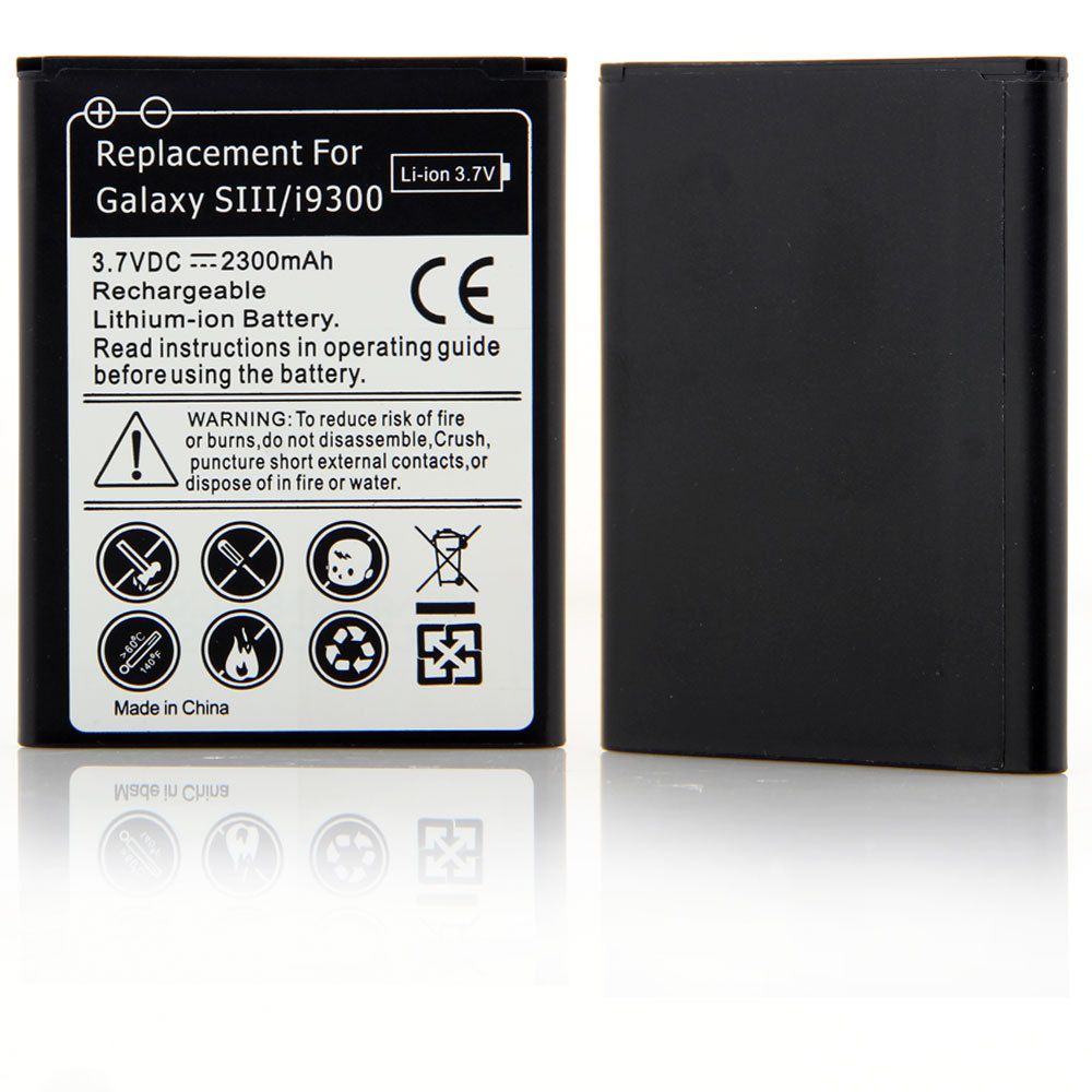 100 brand new Rechargeable Lithium Ion battery 2300mAh Battery for Samsung Galaxy S3 I9300 230789