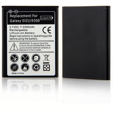 100% brand new Rechargeable Lithium-Ion battery 2300mAh Battery for Samsung Galaxy S3 /I9300 #230789