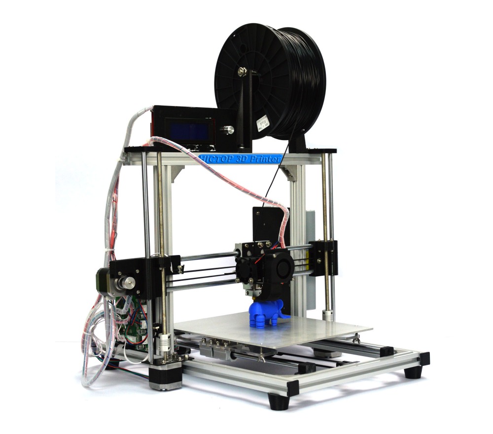 2015 High Quality Precision Reprap Prusa i3 DIY 3d Printer kit with stable Aluminum Frame HIC