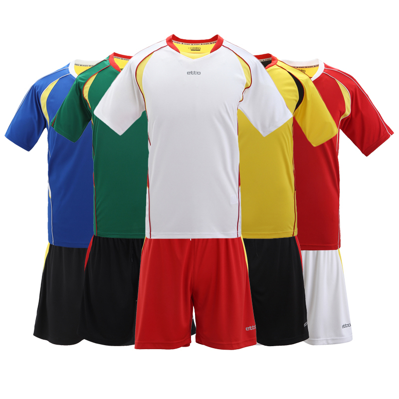 Etto soccer jersey set paintless football training suit jersey male soccer jersey football jersey 1106