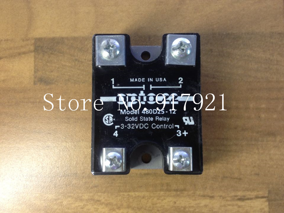 Фотография [ZOB] The original American OPTO22 480D25-12 in 25A 3-32VDC machine imported solid relay  --2pcs/lot