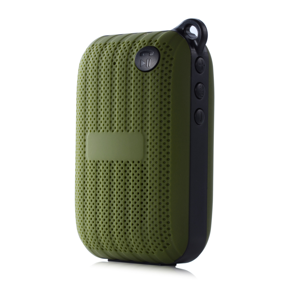 Mini Portable Jam-box Style Wireless Built-in Mic Hands-free Bluetooth Speaker with Rechargeable Battery Free Shipping