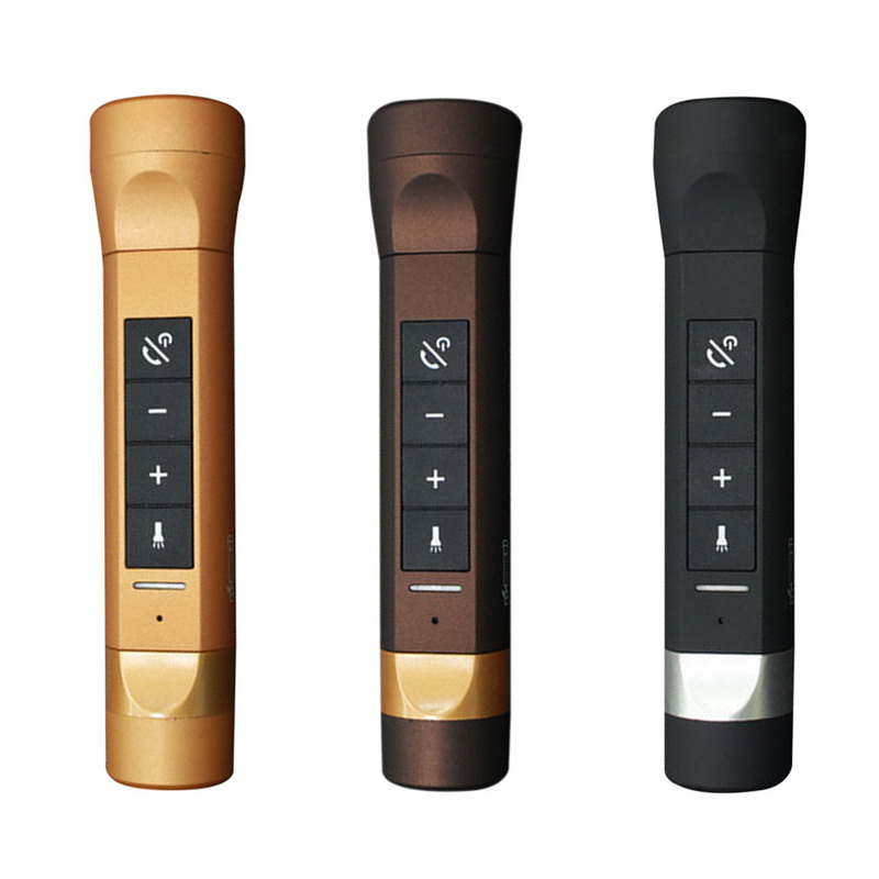 FW1S Portable Flashlight Music Torch Bike Cycling Bluetooth Speakers Power Bank 2200mah Black/Gold/Brown FW1S Portable Flashlight Music Torch Bike Cycling Bluetooth Speakers Power Bank 2200mah Black/Gold/Brown
