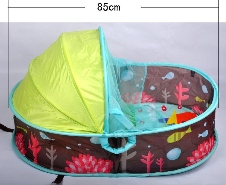 2015-Spring-Winter-0-2Years-Baby-Bed-Portable-Foldable-Baby-Crib-With-Netting-Newborn-Character-Bed (2)