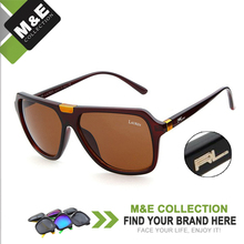 Famous Fashion RL Brand Square Sunglasses Nen lunette de soleil homme Grey Lenses Shades Eye Glasses with Metal Logo