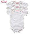 Retail 3PCS LOT Baby Clothing Baby Girl Boy Clothes baby rompers coveralls for newborns Baby clothes
