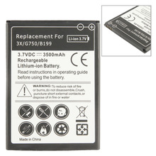 3500mAh Replacement Mobile Phone Battery for Huawei Ascend X3 G750