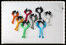 8 Color Motorcycle Long CNC Brake Clutch Levers For Kawasaki ZZR600 ZX9R 2000-2003 ZX12R 2000 2001 2002 2003 2004 2005