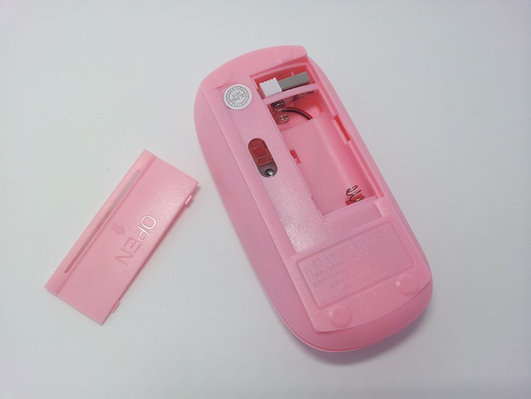 Wireless Mouse - Pink_Back