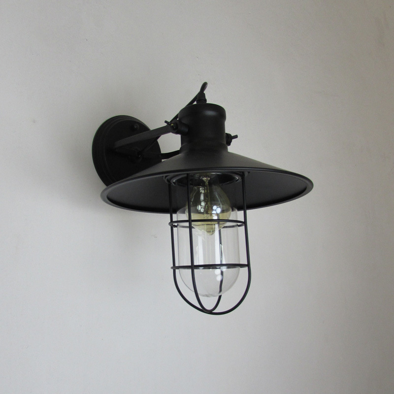 New Arrival wall lamp lightVintage American personality loft Nordic RH contracted Warehouse cage wall lamp LWL011