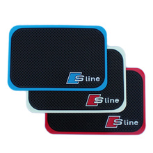 High Quality Car Mobile Phone S line Anti-Slip Mat For AUDI A1 A3 A4 A5 A6 All Series Car Interior Accessories 1P Car Styling
