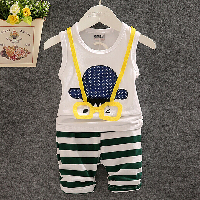 Spring autumn 2014 children child bebe baby kids clothing clothes sets suits for boys casual  t shirt pants outfits 2 pieces