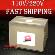 Free Shipping by DHL SANOTO Portable Mini Photo Studio Photography Light Box Photo Box MK40 Soft Box For 220/110V