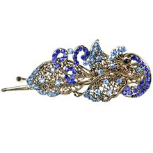 DSGS NEW STYLE Crystal Peacock Hair Clips Hairpins – For Hair Clip Beauty Tools