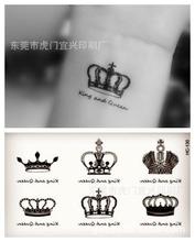 Sex Products Temporary Tatoo For Weman Waterproof Stickers Crown tattoo stickers HC-130
