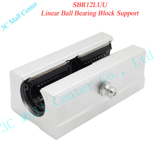 4pcs 3d printerSBR12LUU 12mm Long Linear Ball Bearing Block Support CNC Router SBR Shaft Rail Support Linear Components Bearing