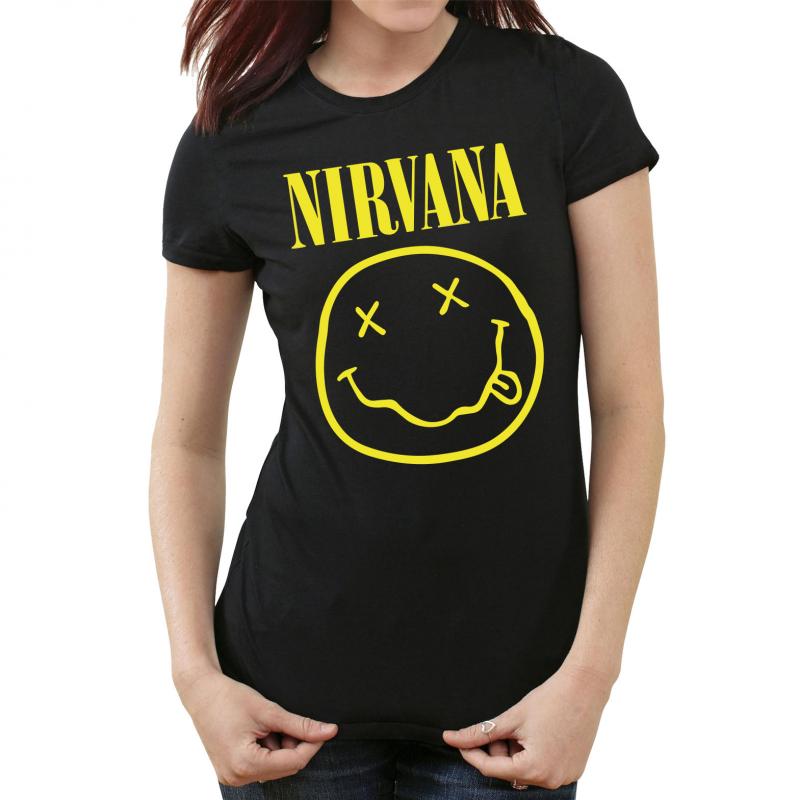 camiseta nirvana mujer