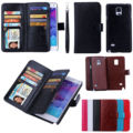 9 Card Slot Removable Magnetic Leather Wallet Case Cover Skin For iPhone 6s
