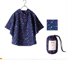 2016 cute stars Transparent Raincoat For Children Kids impermeable Rain Poncho Coat Jackets capa de chuva infantil