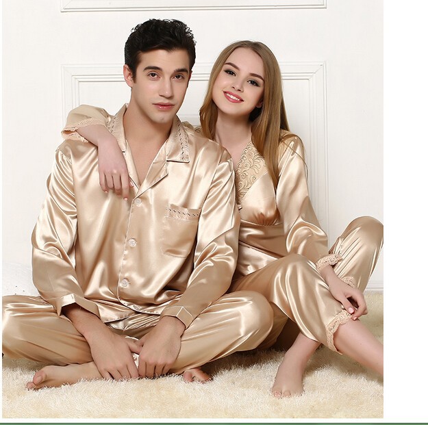 2019 Wholesale High Quality 2015 Autumn Summer New Silk Pajamas Lovers