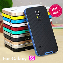 Slim Tough Armor Protective Defender Case Hybrid Bumblebee Silicone Shockproof Hard Frame Back Cover For Samsung Galaxy S5 I9600