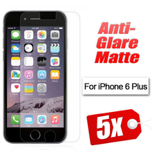 Free shipping Anti Glare Matte Screen Protector for Iphone 6 plus 5.5 inch LCD protective film with retail package