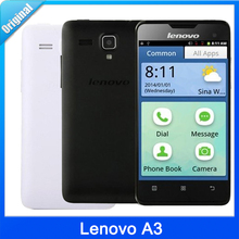 Original Lenovo A3 4.0′ Android 2.3 Smart Phone SC7730 Quad Core 1.2GHz ROM 256MB Support GPS Dual SIM Dual Standby WCDMA & GSM