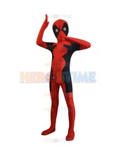 Child Newest Hot Deadpool Spandex Superhero Costume fullbody halloween Kids Deadpool Costume