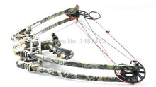 New Camouflage Triangle Hunting Compound Bow and Arrow with fiberglass bow limbs China Archery Hunting Arrow