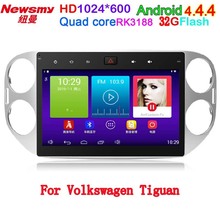 newsmy carpad3 10.1inch Android 4.4.4 Car DVD For VW Tiguan HD 1024*600 with Canbus Quad Core CPU In Dash PC