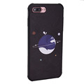 Case for iPhone 7 Plus High precision Painted Embossed Soft Shell Frosted Glass Airbag Back Cover