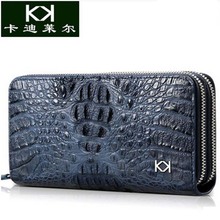 KADILER Thai crocodile handbag leather men’s bags wallet man long zipper hand bag business and leisure travelers
