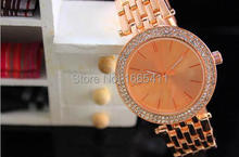 2015 ventas calientes nueva marca de lujo Reloj mujeres Kors relojes hombres Reloj Digital del diamante del cuarzo Casual Reloj de Mujer 5MK6
