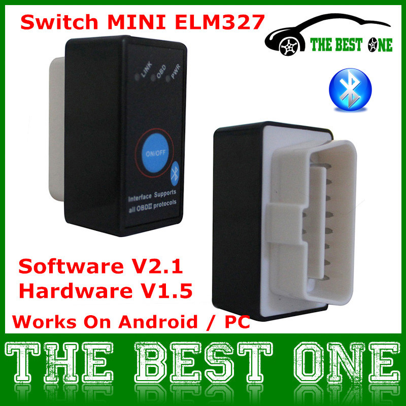 Mini  327 Bluetooth  Andriod  Elm327 V1.5    OBD2  
