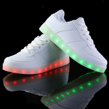 Led shoes for adults women casual shoes woman USB led luminous shoes man canvas 2015 new fashion Led light shoes