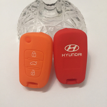 High Quality 3 Buttons Car Flip Remote Key Shell Blank Case for Hyundai I30 IX35 With