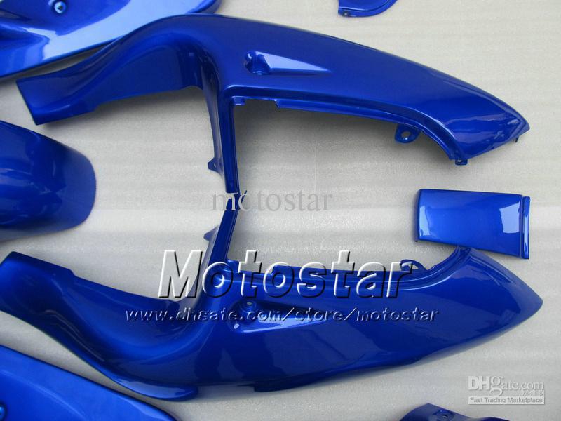 Custom all glossy blue motocycle fairings UU72 FOR 1996 1997 1998 1999 2000 suzuki GSXR600 GSXR750 GSXR 600 750 96 97 98 99 00 96-00