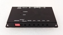Car DVD Player Radio Stereo PC GPS Front Left Right Rear 4 Cameras Video Control Car Cameras Image Switch Combiner Box