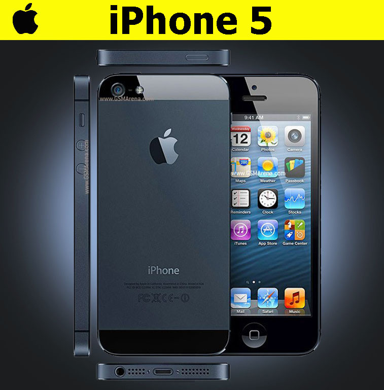 Original iphone 5 Apple IOS Factory Unlocked Apple iphone5 Cell Phone ...