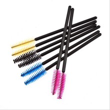 50PCS One Off Disposable makeup Brushes for Eyelash Mascara Applicator Wand hand to make up tool