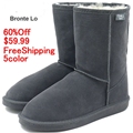 EMU Bronte Lo W20002 Cow Suede Genuine with 100 Wool inner Winter Snow Boots 5colors emu02kafei