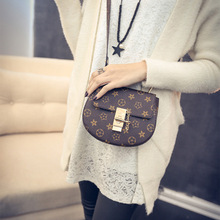 2016 new louisvuigon handbag pig fashion printing lock bag shoulder bag women messenger bag luxury handbags