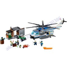 2016 City Police Helicopter Surveilance Minifigures 528pcs/set Building Blocks Figures Toys Compatible For gift