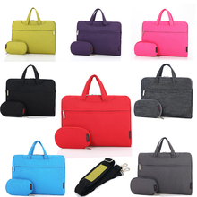 2015 New Arrival Universal Laptop Ultrabook Notebook Shoulder Bag Case +Power Bag 11 12 13 14 15.6 inch for Macbook HP Lenovo