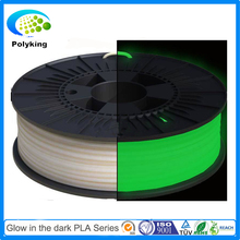 glow in the dark green 3D Printer Filament PLA filament 1.75mm 3mm 32 colors 1kg spool